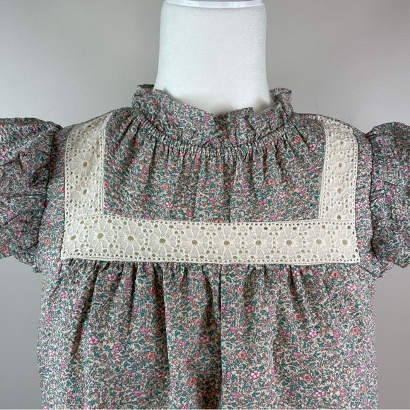 Moodie Floral Tiered Cotton Midi Dress. SZ:XS. - Picture 2 of 11